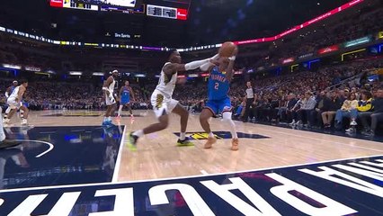 Thunder - Incroyable panier de Shai Gilgeous-Alexander sur Mathurin