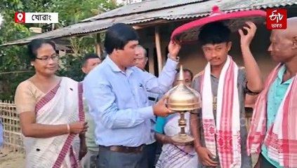 পিঠিত 'ভাৰত' লিখি খেলাৰ সপোন পুহি ৰখা জ্যোতিষ্মানে আঁজুৰিলে সোণৰ পদক