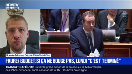 Budget 2026: "On attend un pas vers la gauche pour plus de mesures de justice fiscale", déclare Romain Eskenazi, député PS du Val-d'Oise
