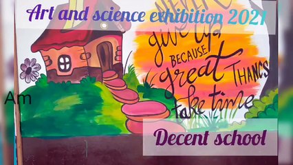 educational exhibition 2021 at decent school dphs school 🏫🎒