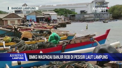 BMKG Waspadai Banjir Rob Di Pesisir Laut Lampung