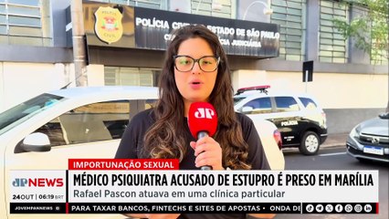 Psiquiatra é preso por estupro e 20 casos de importunação sexual em SP
