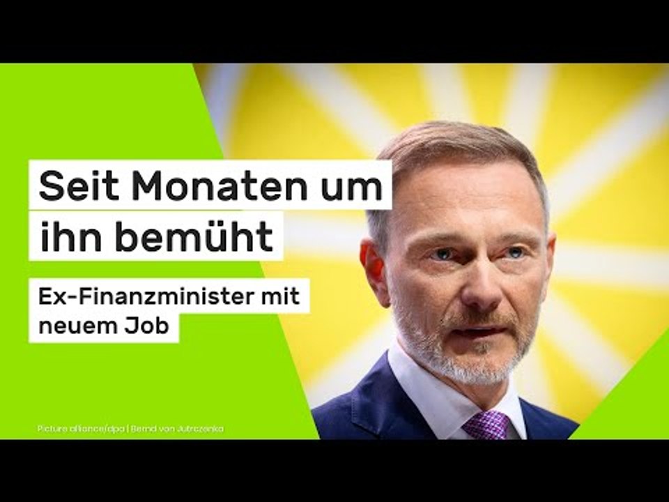 Seit Monaten um ihn bemüht - Ex-Finanzminister mit neuem Job