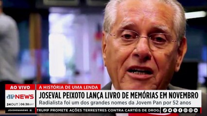 Joseval Peixoto lança livro de memórias em novembro