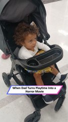 Toddler’s Hilarious Reaction to Dad’s Spooky Mask Prank 😱😂|| Heartsome 💖