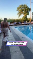 Holiday Pool Fail Turns Hilarious — Laughter Hits Before the Splash!|| Heartsome 💖