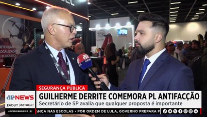 Derrite comemora PL Antifacção