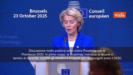 Consiglio Ue, von der Leyen: Prevista un'impennata della spesa per la difesa