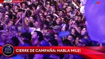 Un poco del discurso de Milei en Rosario