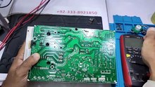 Dc inverter ac pcb IGBT testing outdoor pcb error code E5 E1 E6 Dc inverter ac pcb training center #546