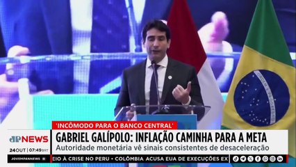 Galípolo: “Inflação fora da meta é um incômodo para economia brasileira”