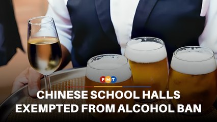 Chinese school halls exempted from alcohol ban, says report