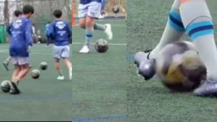 Vídeo viral de un entreno de niños japoneses