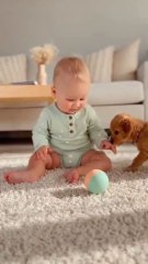 Puppy Copies the Baby! | Cutest Duo Ever