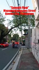 Smooth Flow on Mapagkawanggawa Street in Quezon City in the Philippines