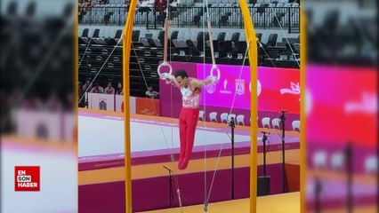 Adem Asil, Artistik Cimnastik Dünya Şampiyonası’nda dünya ikincisi oldu