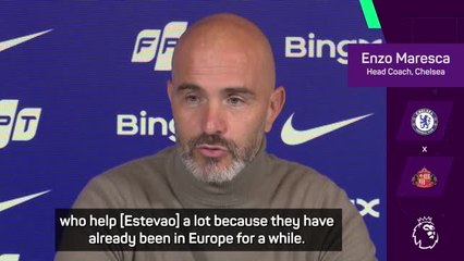 Maresca praises 'grounded' Chelsea youngster Estevao