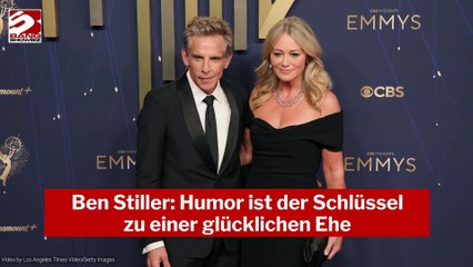 Ben Stiller: Humor ist der Schlüssel zu einer glücklichen Ehe