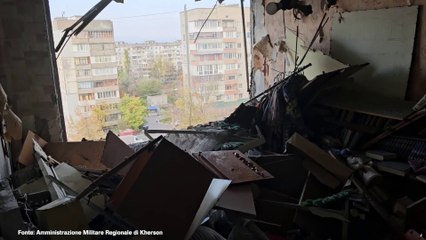 Ucraina, bombardamenti russi a Kherson, due vittime