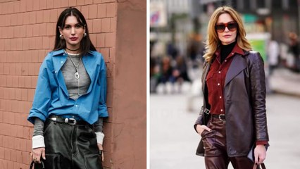 Pantaloni di pelle: gli alleati perfetti per ogni outfit