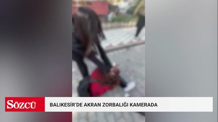 Bir akran zorbalığı da Balıkesir’den ! Yerlerde sürükleyip tekmelediler