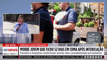 Jovem morre após 52 dias internado por intoxicação por metanol