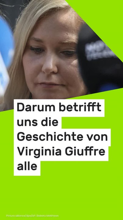 No Glomex Epstein-Opfer tot: Darum betrifft uns die Geschichte von Virginia Giuffre alle