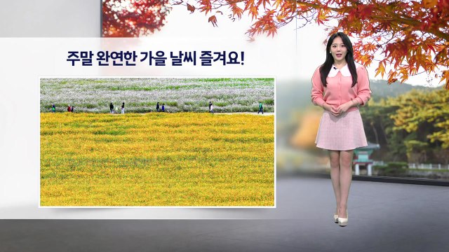 [이슈날씨] 주말 완연한 가을 날씨...중부 내륙 일부 체감온도 영하권 / YTN