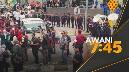 Perhimpunan Bantah Trump di Kedutaan AS berjalan secara aman