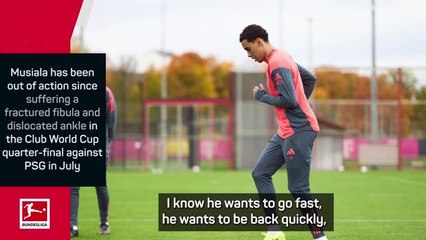 Musiala takes his next step on road to recovery for Bayern