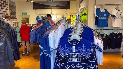 See inside the Pompey pop-up store as it returns to Gunwharf to fans delight