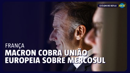 Macron espera União Europeia conclusão sobre o acordo com Mercosul
