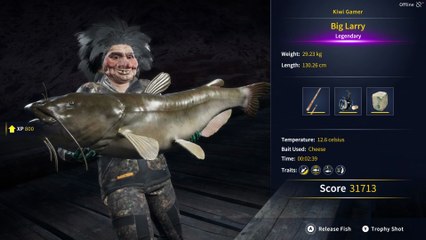 Legendary Fish Big Larry Call Of The Wild The Angler Golden Ridge Reserve 23 October 2025