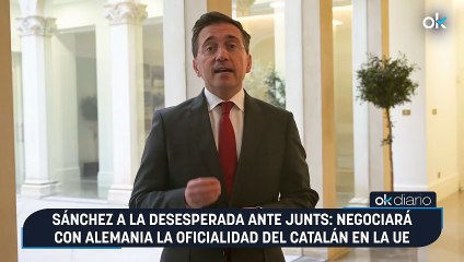 Sánchez a la desesperada ante Junts: negociará con Alemania la oficialidad del catalán en la UE