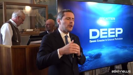 Fincantieri mette in acqua primo sistema integrato droni subacque