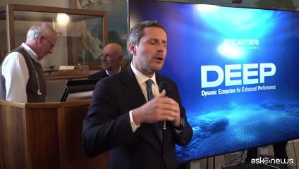 Fincantieri mette in acqua primo sistema integrato droni subacque