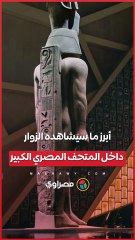 من كنوز توت عنخ آمون إلى تمثال رمسيس.. ما ينتظر الزوار في المتحف المصري الكبير