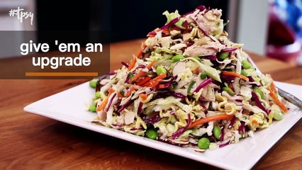 This Amazing Salad Uses Ramen Noodles for that Extra Crunch!