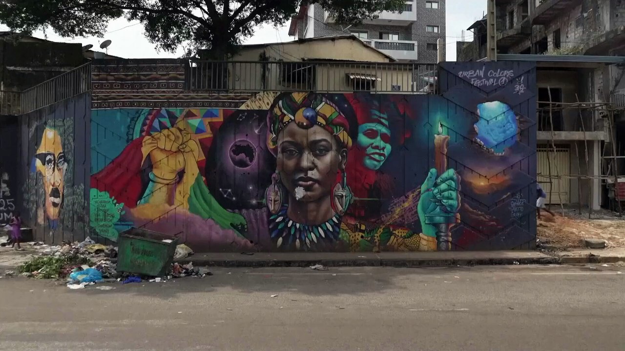 Graffiti transforms Conakry’s walls into canvases for change