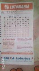 25 fixas da lotomania