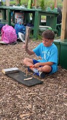 🔥 From spark to flame — watch young adventurers master the art of bushcraft fire starting! 🌲