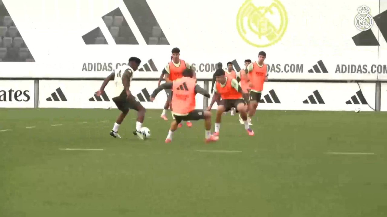 Así entrena el Real Madrid en las horas previas al Clásico: ENTRENAMIENTO COMPLETO