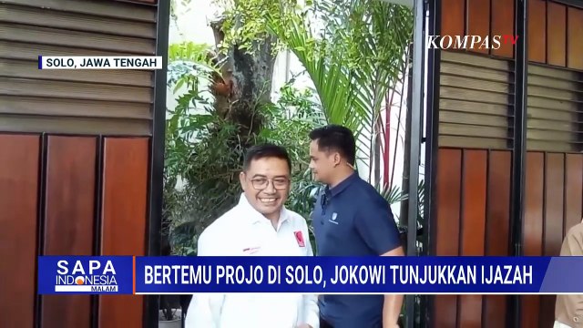 Jokowi 'No Comment' Saat Tanya Soal Utang Proyek Kereta Cepat Whoosh | SAPA MALAM