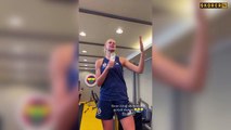 Fenerbahçe'de Arina Fedorovtseva'dan Emre Altuğ sürprizi! Türkçe söyledi