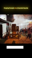 Pooping Pumpkin 🎃 at Haunted Hayride