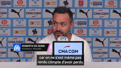 De Zerbi : "La défaite face au Sporting n'est pas méritée"