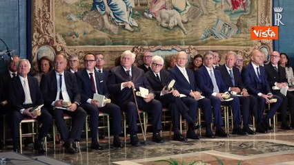 Mattarella premia Cavalieri e alfieri del Lavoro: Responsabilità sociale appartiene a tutti