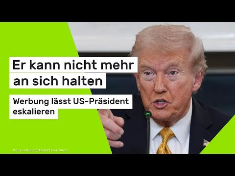 Er kann nicht mehr an sich halten - Werbung lässt US-Präsident eskalieren