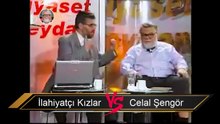 İlahiyatçı Kızlar Celal Şengör ü  Bir Yaratan  Olduğuna İkna Etmeye Çalışıyorlar