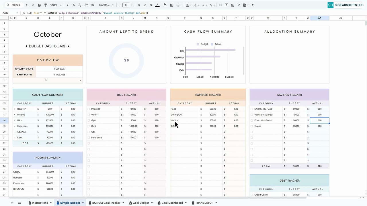 How to Use Simple Budget Planner | Step-by-Step Guide